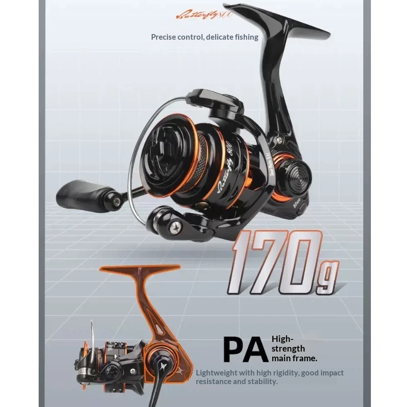 Abu Garcia Reel Revo - 버터플라이 스피닝 릴 800 사이즈 초경량