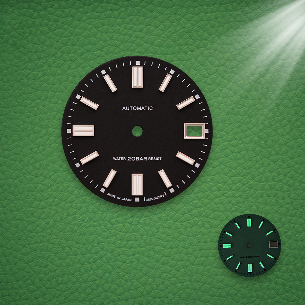 S 로고 다이얼 28.5mm 무광 다이얼 NH35 다이 - Reel Case 리뷰 및 가격