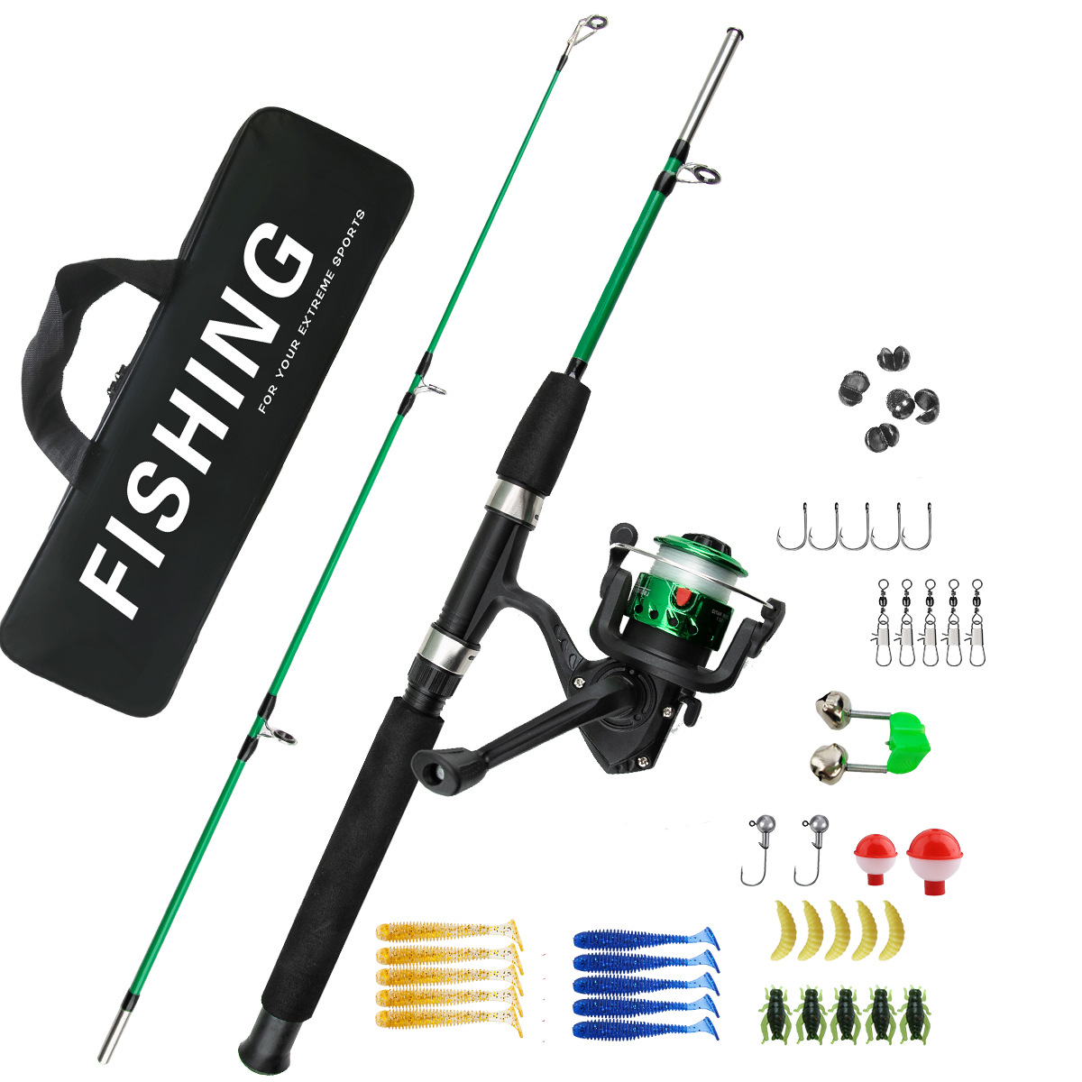 초보자용 2단 아이스 낚싯대 콤보, 장거리 캐스팅 바다 - Ice Fishing Reel 리뷰 및 가격