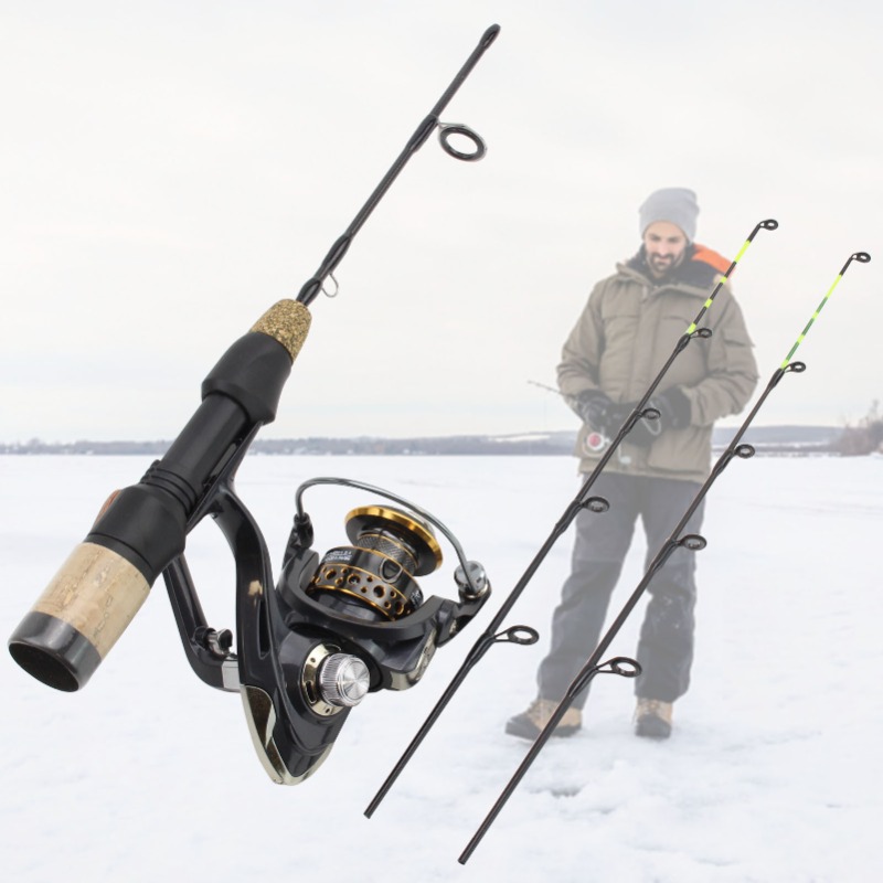 60cm 2 팁로드 릴 콤보 겨울 얼음 낚시대 낚시 릴 - Ice Fishing Reel 리뷰 및 가격