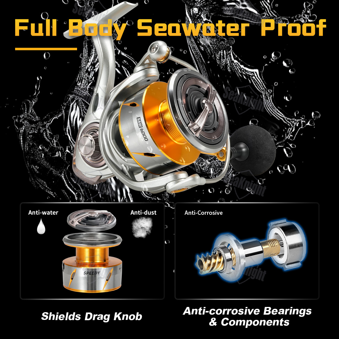 씨나이트 브랜드 스피디 SAW 해수 낚시 스피닝 릴 1 - Kastking Reel Zephyr 리뷰 및 가격